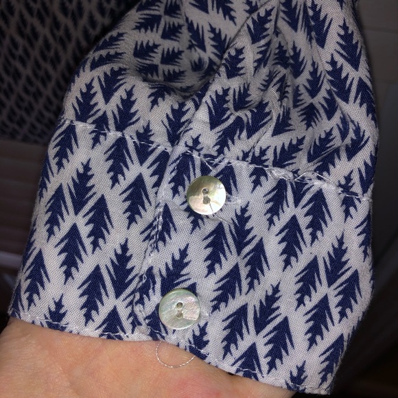Cedar Tree Patterned Button Down - Picture 3 of 4